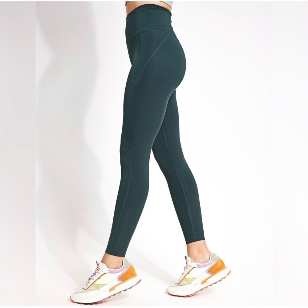 Girlfriend‎ Collective High Rise Compressive Leggings Moss Emerald Green XS